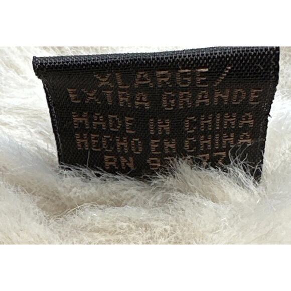 VTG St John’s Bay Brown Leather Pilot Jacket Faux Fur Lining Womens XL Bomber - Picture 3 of 10